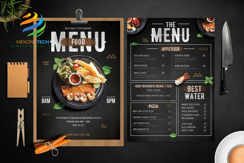 In Menu Giá Rẻ: In nhanh lấy liền giao trong ngày